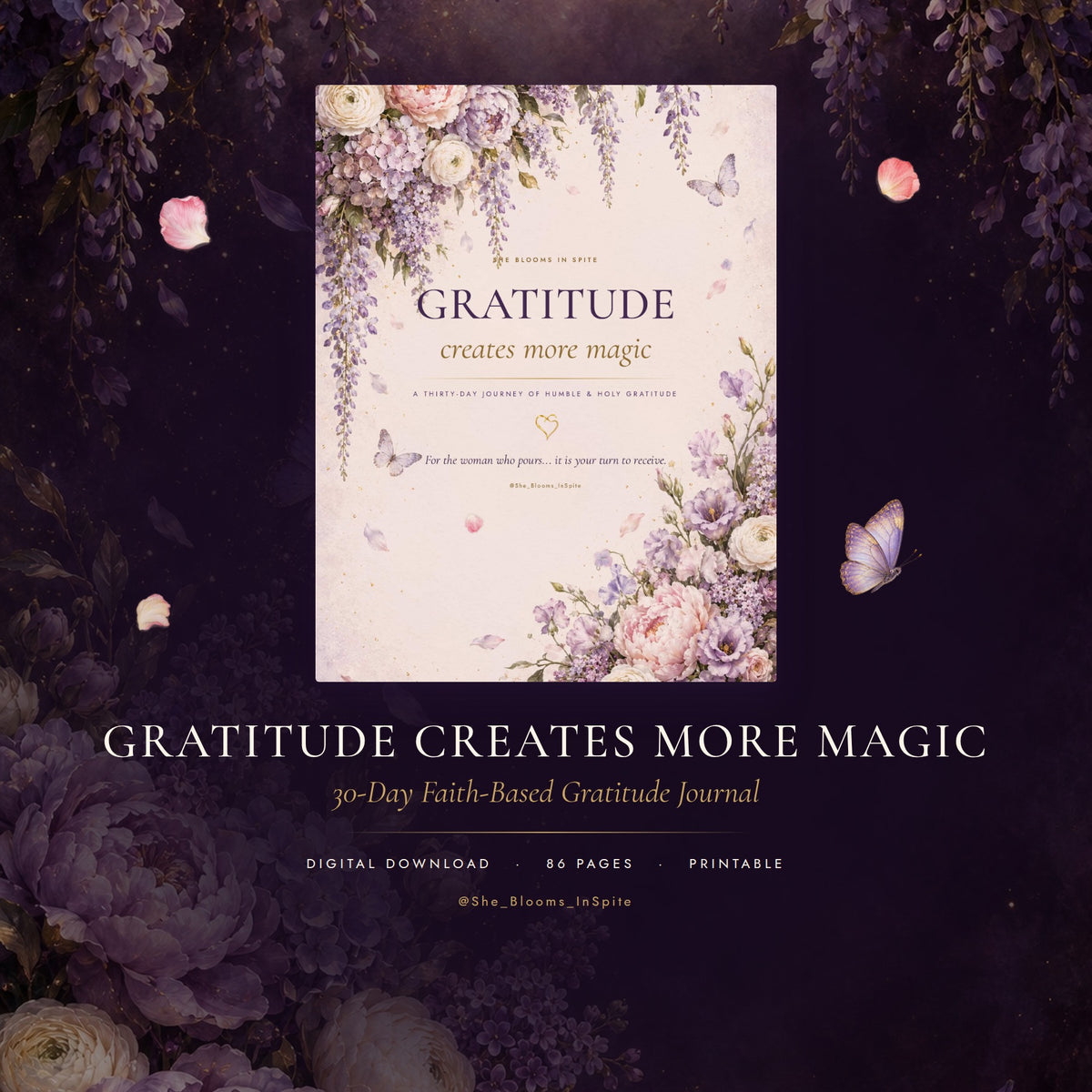 Gratitude Creates More Magic journal HERO Gratitude Creates More Magic