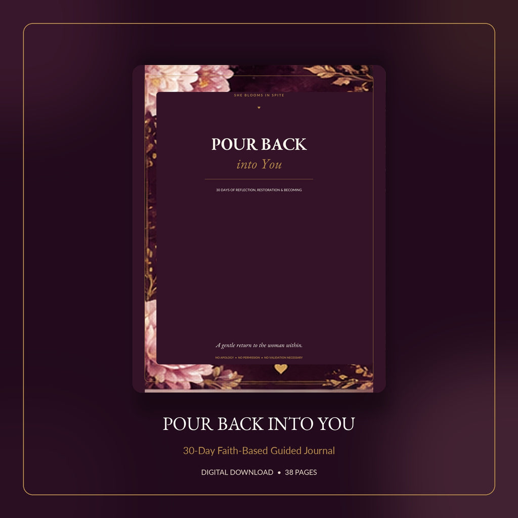 Pour Back Into You 30-Day Faith-Based Guided Journal