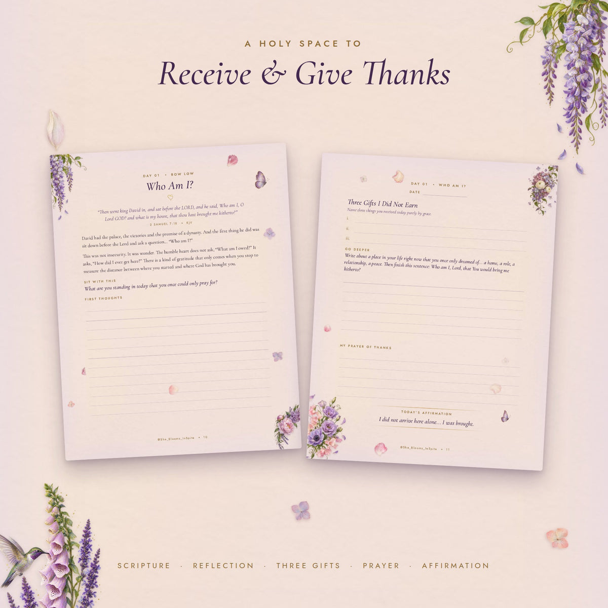 Gratitude Creates More Magic journal LUXURY INTERIOR PREVIEW