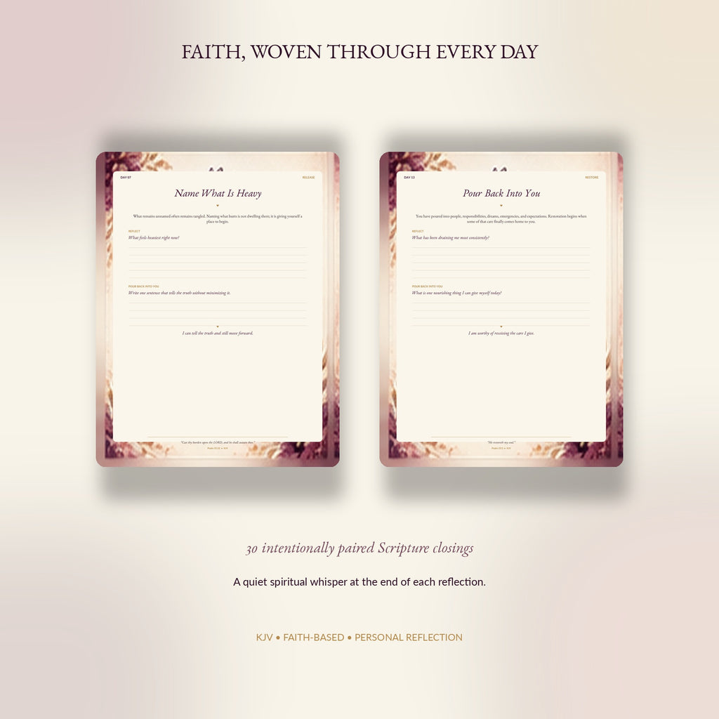 Pour Back Into You 30-Day Faith-Based Guided Journal